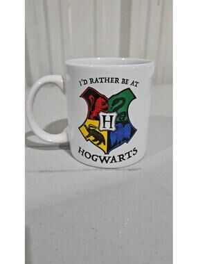I’d Rather Be at Hogwarts Coffee Mug 20 oz Warner Bros Harry Potter